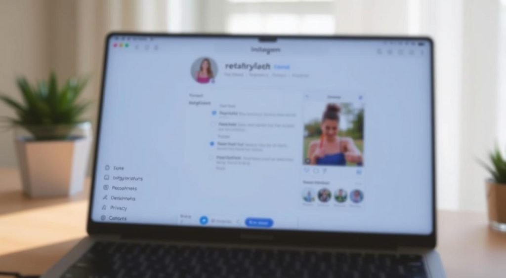 configuração de conta